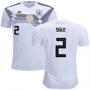 Wholesale Cheap Germany #2 Sule White Home Soccer Country Jersey