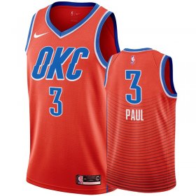 Wholesale Cheap Nike Thunder #3 Chris Paul Orange Men\'s Statement Edition NBA Jersey