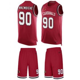 Wholesale Cheap Nike Cardinals #90 Robert Nkemdiche Red Team Color Men\'s Stitched NFL Limited Tank Top Suit Jersey