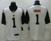 Wholesale Cheap Men's Cincinnati Bengals #1 JaMarr Chase White 2016 Color Rush Stitched NFL Nike Limited Jersey