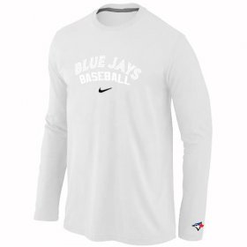 Wholesale Cheap Toronto Blue Jays Long Sleeve MLB T-Shirt White
