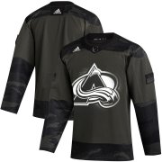 Wholesale Cheap Colorado Avalanche Adidas 2019 Veterans Day Authentic Practice NHL Jersey Camo
