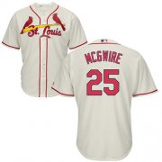 Wholesale Cheap Cardinals #25 Mark McGwire Cream Cool Base Stitched Youth MLB Jersey