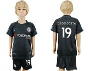 Wholesale Cheap Chelsea #19 Diego Costa Sec Away Kid Soccer Club Jersey