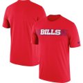 Wholesale Cheap Buffalo Bills Nike Sideline Seismic Legend Performance T-Shirt Red