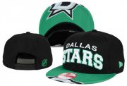 Wholesale Cheap NHL Dallas Stars Team Logo Black Snapback Adjustable Hat