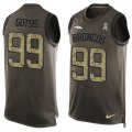 Wholesale Cheap Nike Broncos #99 Adam Gotsis Green Men's Stitched NFL Limited Salute To Service Tank Top Jersey