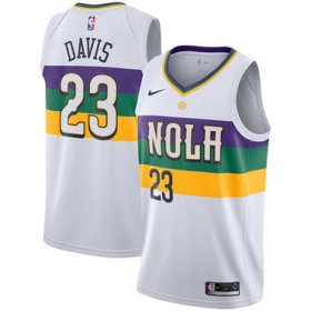 Wholesale Cheap Nike NBA New Orleans Pelicans #23 Anthony Davis Jersey 2018-19 New Season City Edition Jersey