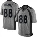 Wholesale Cheap Nike Broncos #88 Demaryius Thomas Gray Men's Stitched NFL Limited Gridiron Gray Jersey