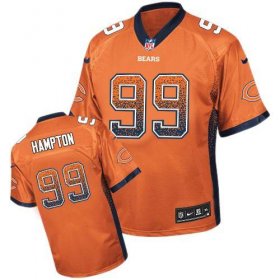 Wholesale Cheap Nike Bears #99 Dan Hampton Orange Alternate Men\'s Stitched NFL Elite Drift Fashion Jersey