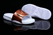 Wholesale Cheap Air Jordan Hydro 6 Sandals Shoes Bronze/White