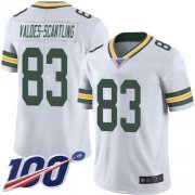 Wholesale Cheap Nike Packers #83 Marquez Valdes-Scantling White Men's Stitched NFL 100th Season Vapor Limited Jersey