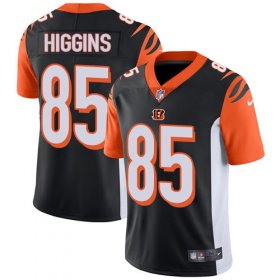 Wholesale Cheap Nike Bengals #85 Tee Higgins Black Team Color Men\'s Stitched NFL Vapor Untouchable Limited Jersey