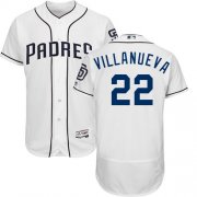 Wholesale Cheap Padres #22 Christian Villanueva White Flexbase Authentic Collection Stitched MLB Jersey