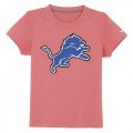 Wholesale Cheap Detroit Lions Sideline Legend Authentic Logo Youth T-Shirt Pink