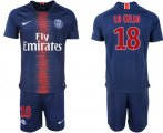 Wholesale Cheap Paris Saint-Germain #18 Lo Celso Home Soccer Club Jersey
