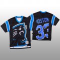 Wholesale Cheap NFL Carolina Panthers #33 Tre Boston Black Men's Mitchell & Nell Big Face Fashion Limited NFL Jersey