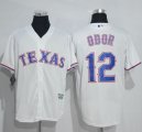 Wholesale Cheap Rangers #12 Rougned Odor White New Cool Base Stitched MLB Jersey