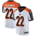 Wholesale Cheap Nike Bengals #22 William Jackson III White Men's Stitched NFL Vapor Untouchable Limited Jersey
