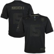 Cheap Jacksonville Jaguars #15 Gardner Minshew II Nike Youth 2020 Salute to Service Game Jersey Black