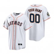 Wholesale Cheap Men's Houston Astros ACTIVE PLAYER Custom White 2022 World Series Home Stitched Baseball Jersey
