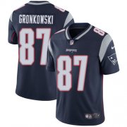 Wholesale Cheap Nike Patriots #87 Rob Gronkowski Navy Blue Team Color Men's Stitched NFL Vapor Untouchable Limited Jersey
