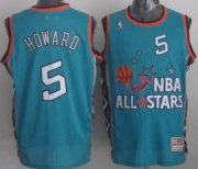 Wholesale Cheap NBA 1996 All-Star #5 Juwan Howard Green Swingman Throwback Jersey