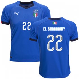 Wholesale Cheap Italy #22 El Shaarawy Home Kid Soccer Country Jersey