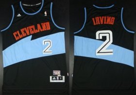 Wholesale Cheap Cleveland Cavaliers #2 Kyrie Irving ABA Hardwood Classic Swingman Black Jersey