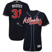 Wholesale Cheap Braves #31 Greg Maddux Navy Blue Flexbase Authentic Collection Stitched MLB Jersey