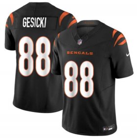 Cheap Men\'s Cincinnati Bengals #88 Mike Gesicki Black 2024 F.U.S.E. Vapor Untouchable Limited Stitched Jersey