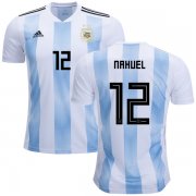 Wholesale Cheap Argentina #12 Nahuel Home Kid Soccer Country Jersey