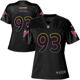 Wholesale Cheap Nike Buccaneers #93 Ndamukong Suh Black Women\'s NFL Fashion Game Jersey