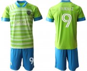 Wholesale Cheap Men 2020-2021 club Seattle Sounders home 9 green Soccer Jerseys