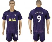 Wholesale Cheap Tottenham Hotspur #9 Janssen Sec Away Soccer Club Jersey
