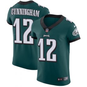 Wholesale Cheap Nike Eagles #12 Randall Cunningham Midnight Green Team Color Men\'s Stitched NFL Vapor Untouchable Elite Jersey