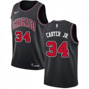 Wholesale Cheap Nike Chicago Bulls #34 Wendell Carter Jr. Black NBA Swingman Statement Edition Jersey