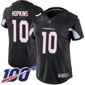 Wholesale Cheap Nike Cardinals #10 DeAndre Hopkins Black Alternate Women\'s Stitched NFL 100th Season Vapor Untouchable Limited Jersey