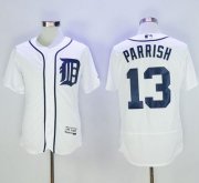 Wholesale Cheap Tigers #13 Lance Parrish White Flexbase Authentic Collection Stitched MLB Jersey