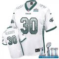 Wholesale Cheap Nike Eagles #30 Corey Clement White Super Bowl LII Men's Stitched NFL Elite Drift Fashion Jersey