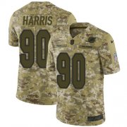 Wholesale Cheap Nike Dolphins #90 Charles Harris Camo Men's Stitched NFL Limited 2018 Salute To Service Jersey
