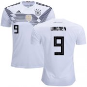 Wholesale Cheap Germany #9 Wagner White Home Soccer Country Jersey