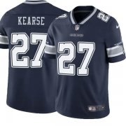 Wholesale Cheap Men's Dallas Cowboys #27 Jayron Kearse Navy Vapor Limited Stitched Jersey