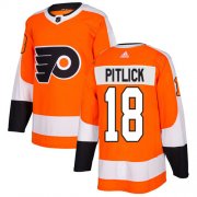Wholesale Cheap Adidas Flyers #18 Tyler Pitlick Orange Home Authentic Stitched NHL Jersey