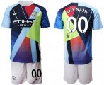 Wholesale Cheap Manchester City Personalized Nike Cooperation 6th Anniversary Celebration Soccer Club Jersey