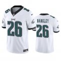 Cheap Men's Philadelphia Eagles #26 Saquon Barkley White 2023 F.U.S.E. Vapor Untouchable Limited Football Stitched Jersey