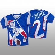 Wholesale Cheap NFL New England Patriots #24 Stephon Gilmore Blue Men's Mitchell & Nell Big Face Fashion Limited NFL Jersey