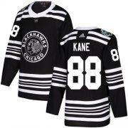 Wholesale Cheap Adidas Blackhawks #88 Patrick Kane Black Authentic 2019 Winter Classic Stitched NHL Jersey