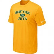 Wholesale Cheap Nike NFL New York Jets Heart & Soul NFL T-Shirt Yellow
