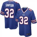 Wholesale Cheap Nike Bills #32 O. J. Simpson Royal Blue Team Color Youth Stitched NFL New Elite Jersey